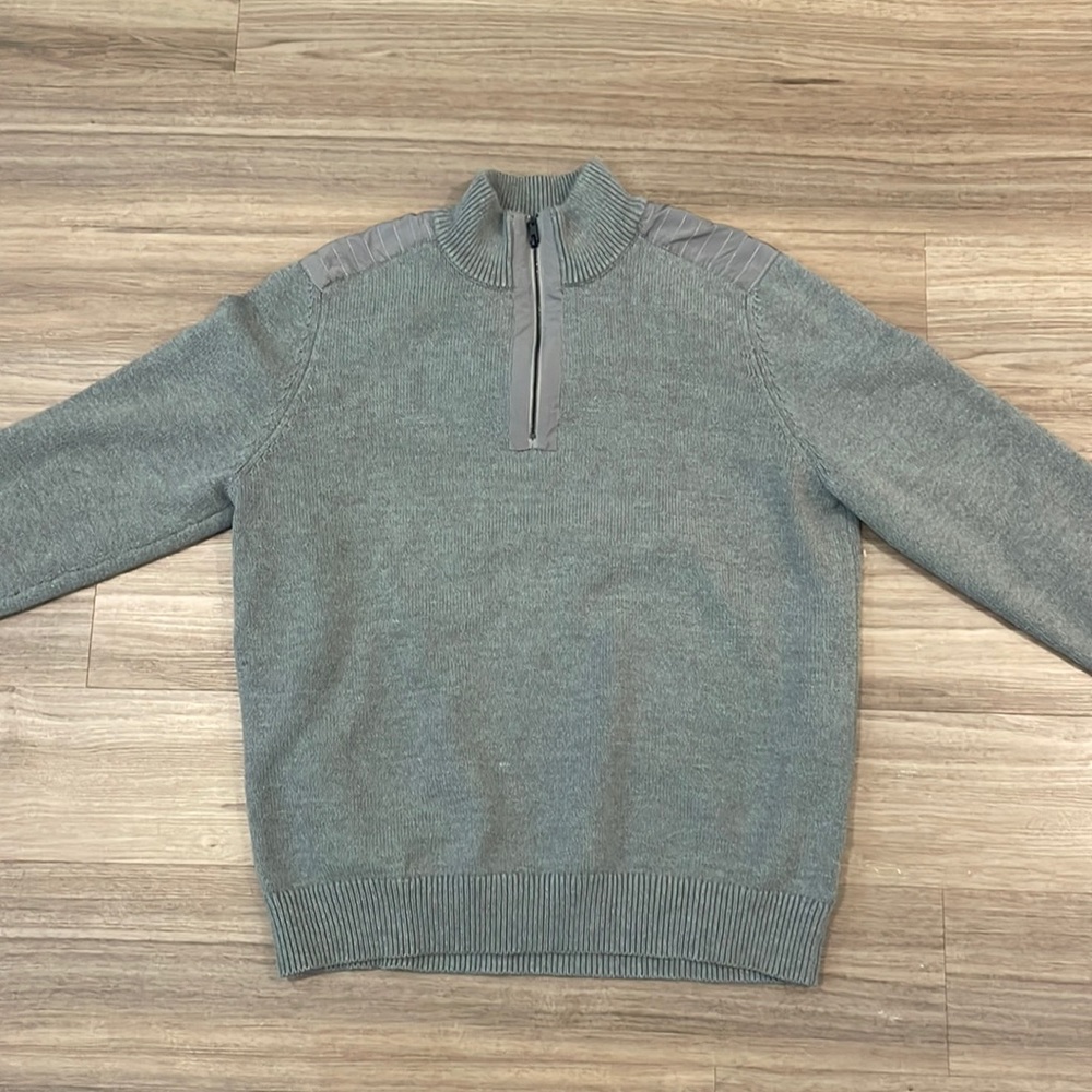 Men’s Express Three Quarter Zip Up Sweater